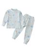 Zhongling Kinder Reine Baumwolle Herbst Unterwäsche Set - Unisex Pyjamas für Jungen und Mädchen