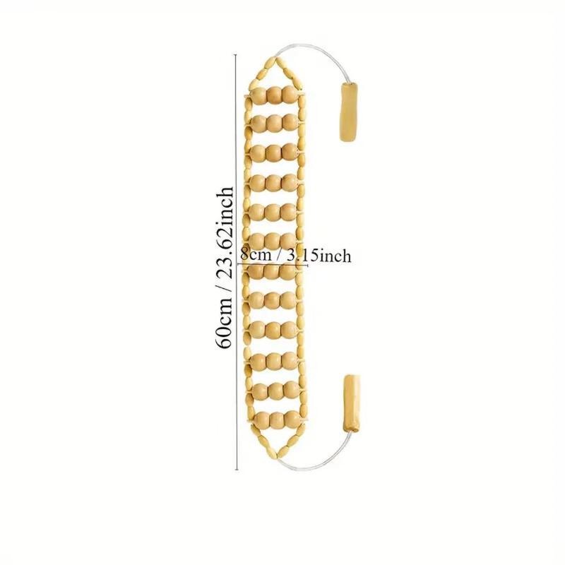 Ergonomic Wooden Massage Tool Natural Solid Wood Skin Friendly for Home Relaxation Post Work Neck Back Relief