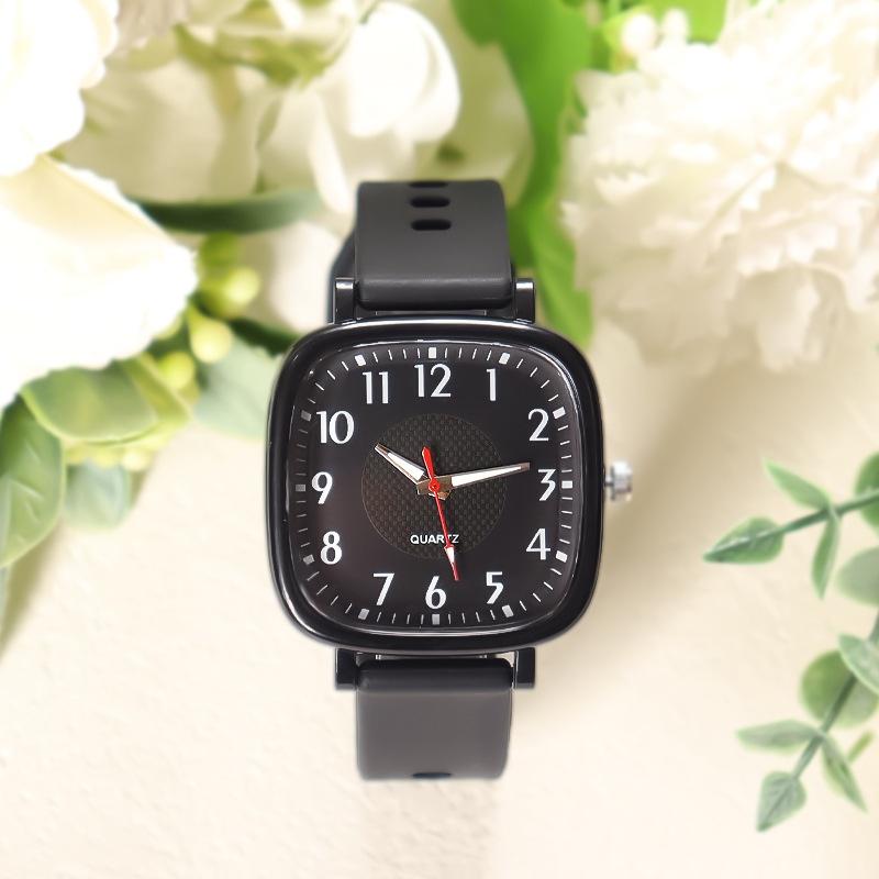 Fk01 Teenager Uhr Stilvolle Quarzuhr mit Logodruck Nachtlicht und Wasserdichtem Design