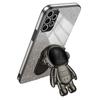For Samsung Galaxy A32 4G (EU Version) Electroplating Phone Cover PC+TPU Case with Astronaut Kickstand
