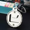 Cap Cover Bottle Opener Beer Opener with Key Chain Kitchen Bar Party Supplies Beer Bottle Cap Shape