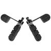 Heel Rests For Sportster XL 883 1200 48 72 Softail DYNA FXDF FAT BOB FXDC FXWG Motorcycle Footrest Bracket Set