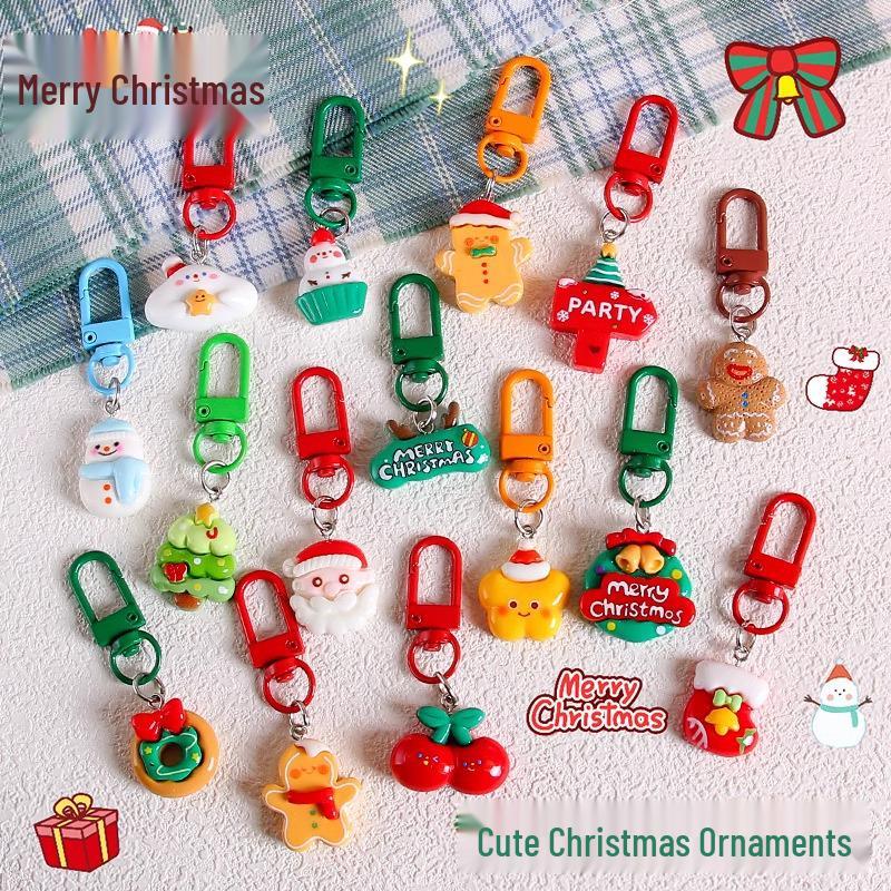 Rozkošný vánoční přívěsek na klíče - překvapení v sáčku: Kreativní dětský dárkový přívěsek