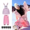 Unisex Winter Ski Suit Set Windproof Waterproof Fleece Lined Snow Outfit Skiing Hiking Ice Sports