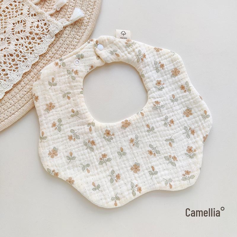 Sześcio-warstwowy bawełniany muślinowy śliniaczek i ochraniacz na brzuszek dla dziecka