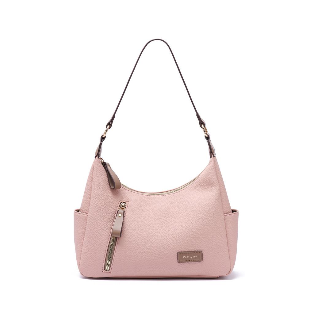 IELGY PU Leather Large Capacity Commuter Simple Underarm Bag Portable Tote Bag