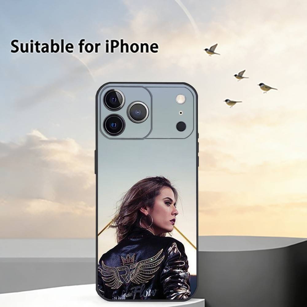 

La-La Reina Del Flow Phone Case For iPhone 17, 16,15,14,13,12,11 Plus,Pro Max, Others Soft Black Cover iPhone17PRO