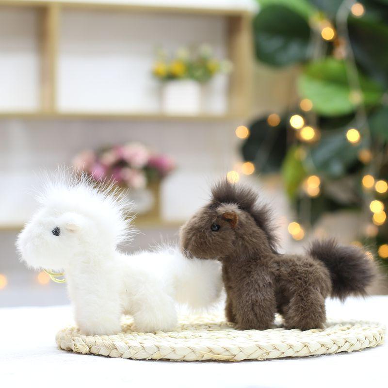 Nye Plysj Simuleringsponnier Hest og Hest Galopperende Plysjleketøy Dukker Dukker Barnedukker