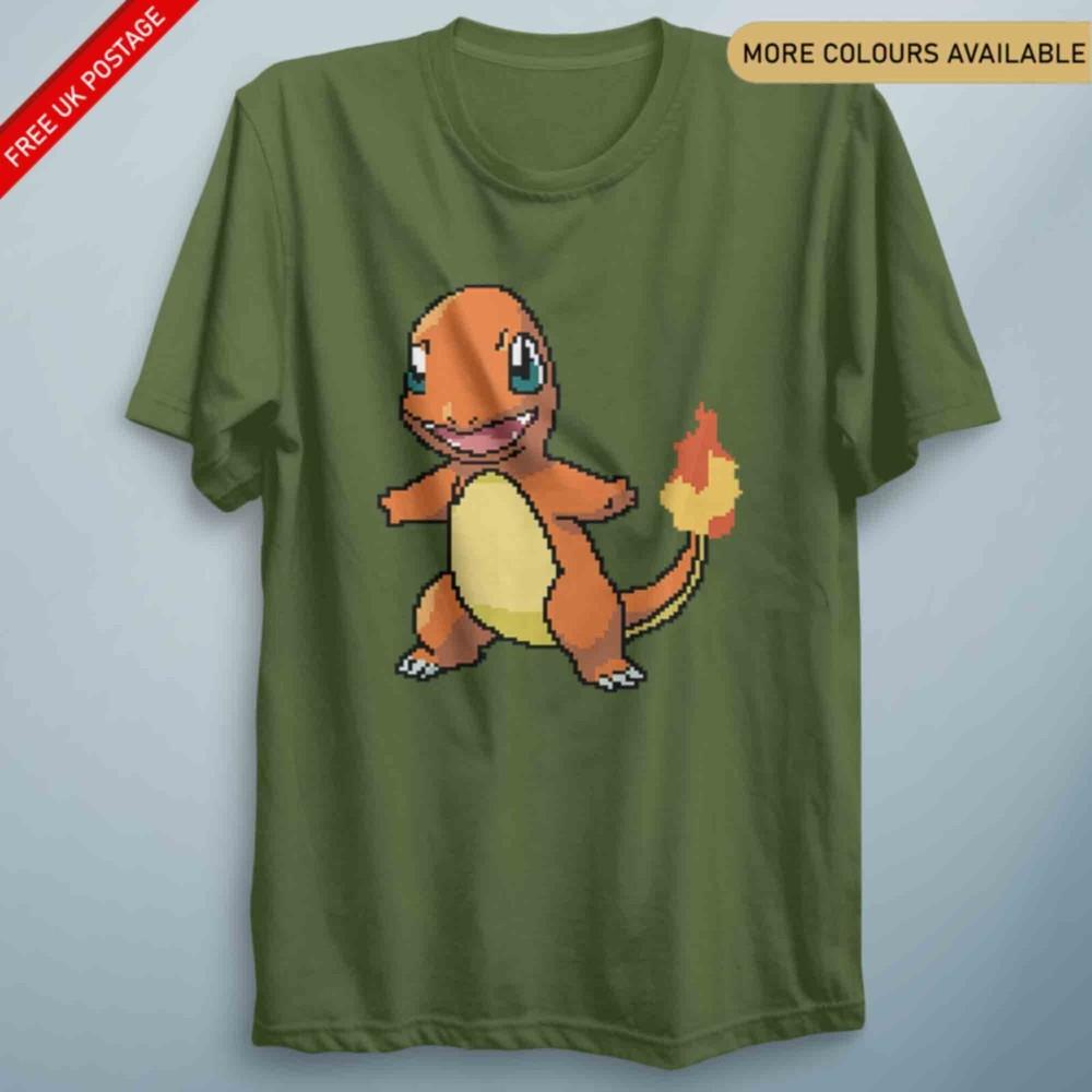 Pixelcha Fun Anime T Shirt Adults Kids Unisexga Top Christmas Gift