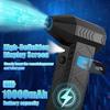 Compressed Air Duster 10000mAh 180000RPM Electric Air Duster with Display Screen Light 4 Gear Adjustable Cordless Turbo Blower