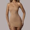 Hip Wrap Dress Short Skirt Anti Penetration Bottom Dress Gauze Women's Clothes Sleeveless