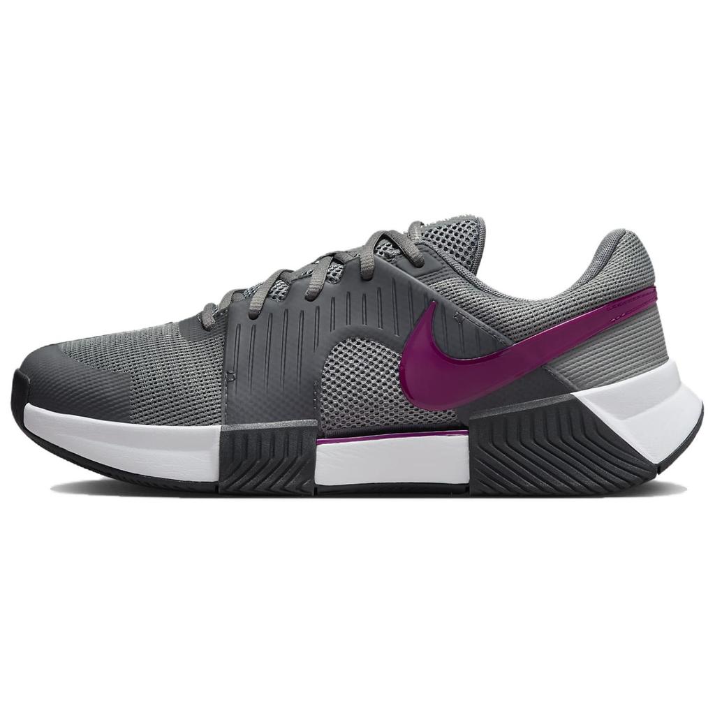 New Nike Air Zoom GP Abrasion Resistant Low Top Tennis Shoes Men's Gray Purple FB3147-006