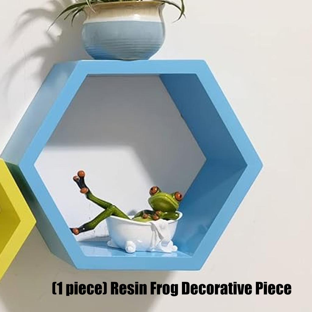 Cartoon Harz Frösche Figur Tier Sammlerstücke für Tischplatte und Bücherregale Dekoratives Ornament Skulptur Geschenk