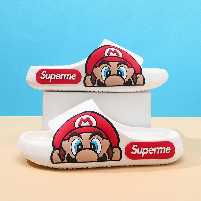 Comfortable Boys Summer Slippers For Kids With Cartoon Superhero Design In Multiple Colors And Sizes