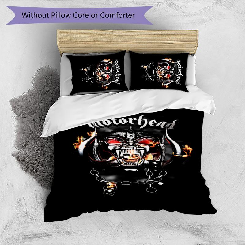 Motorhead iespiests 3 gab. gultasveļas komplekts