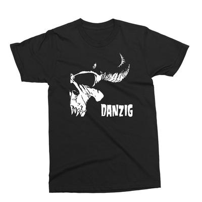 230 Gsm 100% Cotton Danzigskull Shirt Hardrock Blues Rock Metal Punk 80 Scrust