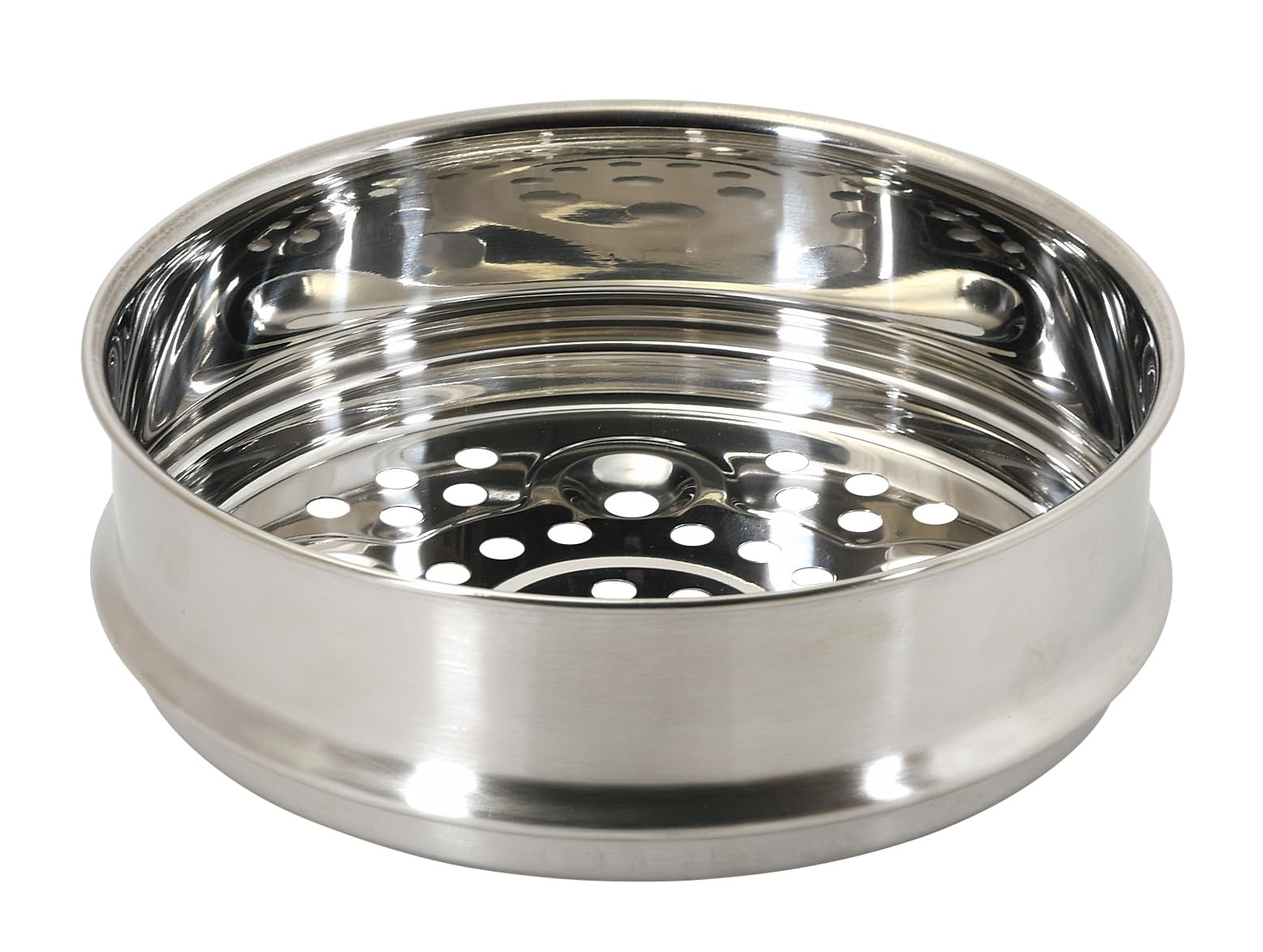 

Pearl Metal Steamer 18cm Stainless Steel Easy Steaming Plate for Pots HC-914