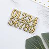 2Sets Self Adhesive Number Stickers Waterproof Numbers for Mailbox Door Trash Bin Outdoor Address Decals