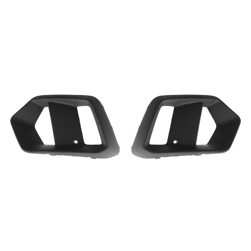 Car Fog Light Cover Headlight Frame For Ford Focus RS 2015-2018 Fog Grille Moulding Case Car Accessories чёрный
