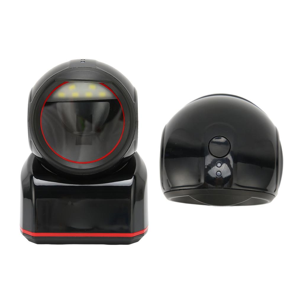 Bar  Scanner USB 2D 1D Omnidirectional Sensing 617nm Red LED Desktop Label Reader for Phone Computer Screens