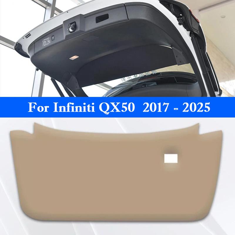 For Infiniti QX60 QX50 QX55 Car Trunk Door Anti Kick Pad Tailgate Anti-Scratch Protection Mat Cargo Liner Interior Accessories