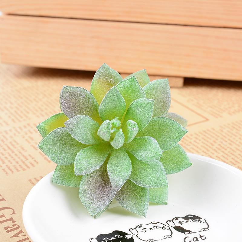 Diy Simulated Succulent Plant Hair Planting, Mini Fake Succulent Bonsai With Flowers, More Than 20 Styles Of Bn1