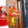 Cartoon Dragon Standing Balloon Decorative Cartoon Dragon Baby Balloon  Birthday Party