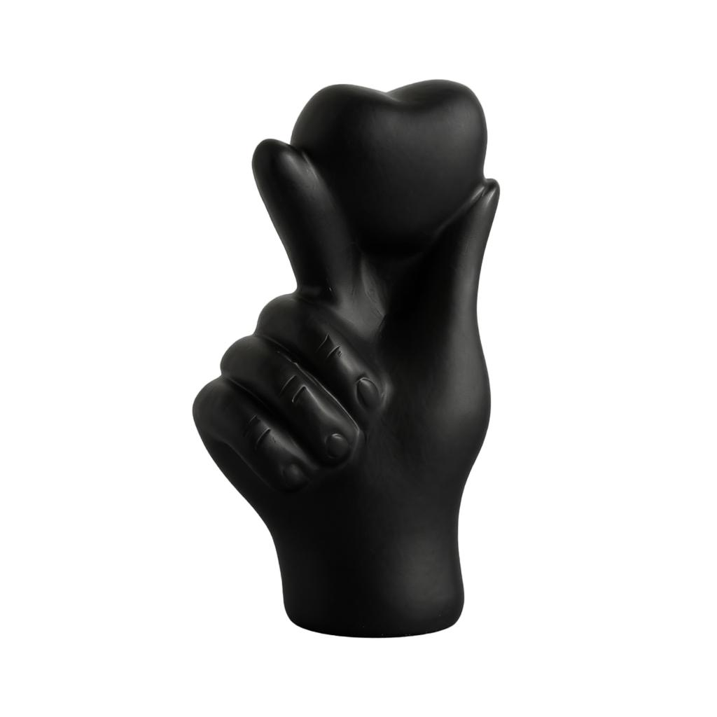 Hand- Herz Dekorative Skulptur für Heimtischdekoration, Modernes Schreibtischornament