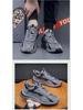 Men's Forrest Gump Shoes: Summer Breathable Leather Korean Style Versatile Thick-Soled Casual Sneakers