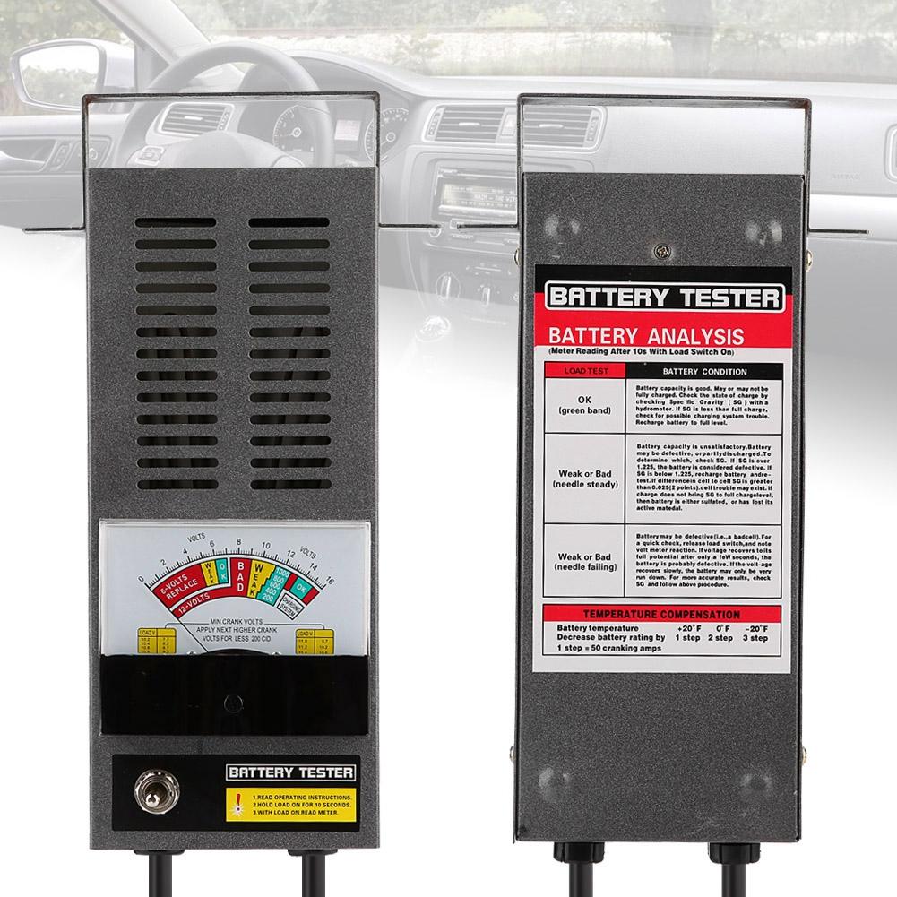 6V 12V Auto Digital Batterie Tester Last Volt Ladesystem Tester Analysator Diagnosewerkzeug