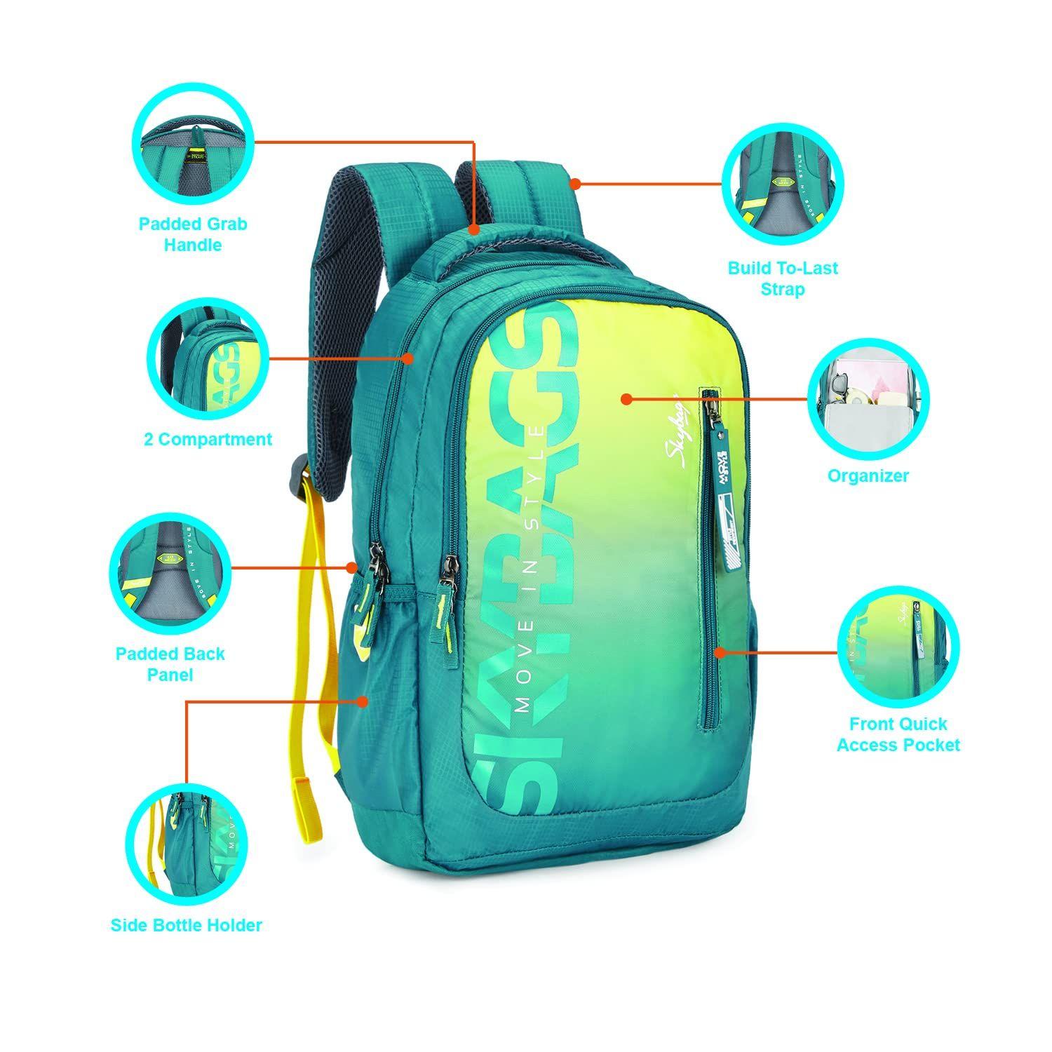 Рюкзак Skybags Flex 22л синий 16 x 28 x 47 in — фото 6