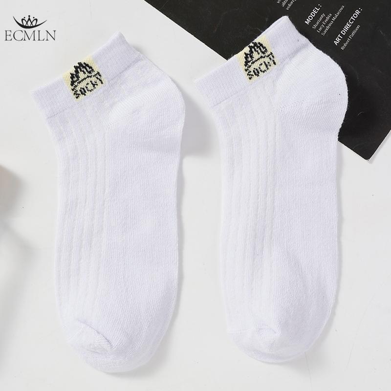 

Мужские носки до щиколотки, короткие, дышащие, повседневные носки one size белый