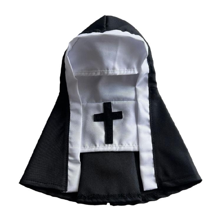 

Halloween Nun Outfit For Small Dog And Cats Hooded Sister Costume For Pet Party DressingUp And Photography Accessory S