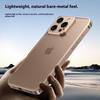 For iPhone 16 Pro Bumper Case Heat Dissipation Aluminium Alloy Phone Shell with Buckle/Camera Lid