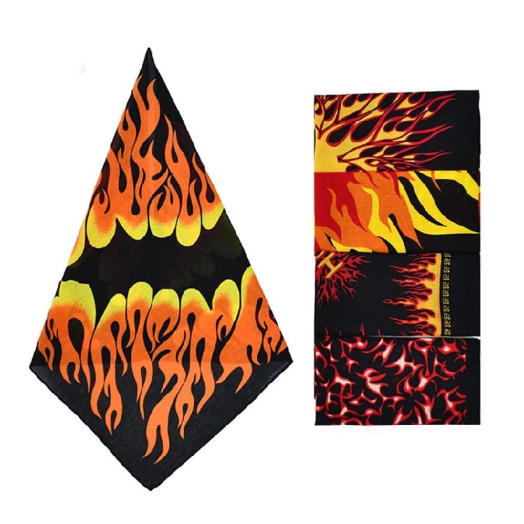 Fascia per Capelli Unisex da 21'' Foulard per Capelli Fascia per Capelli Turbanti Lisci Fantasia Fuoco