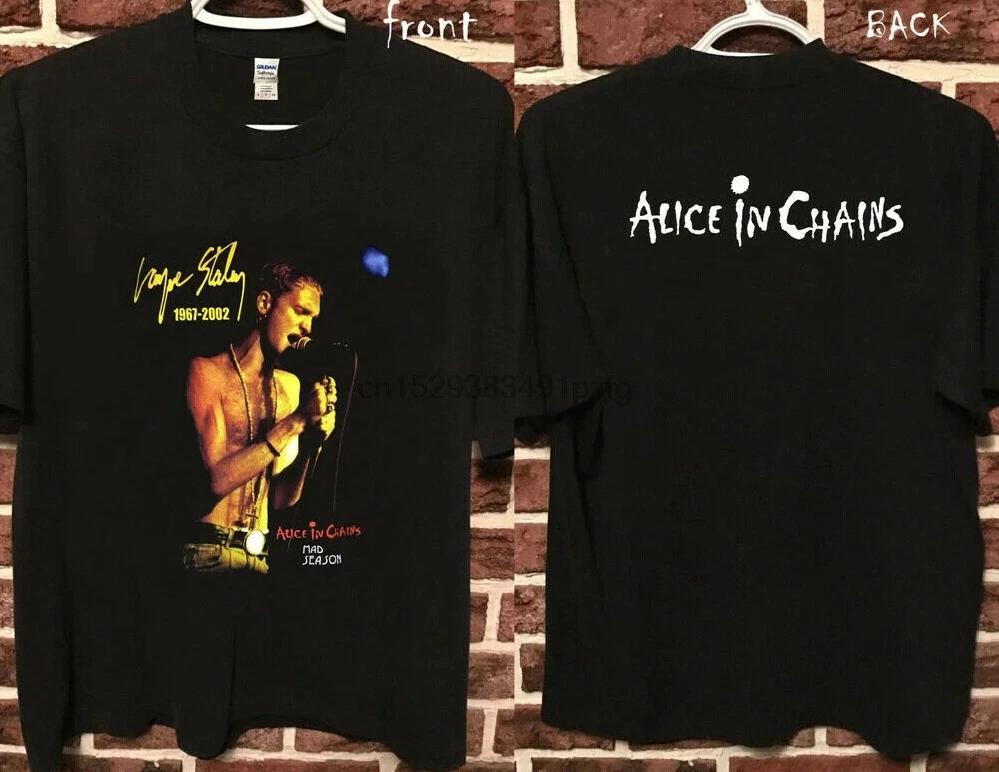 Винтажная футболка Layne Staley Alice In Chains США 2002 S