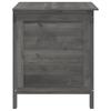 Garden Chest Anthracite 50 x 49 x 56.5 cm Solid Pine Wood
