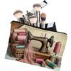 Floral Print Travel Makeup Organizer Large Capacity Toiletry Case Durable Cosmetic Bag  Bridesmaid