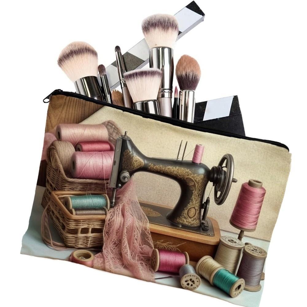Floral Print Travel Makeup Organizer Large Capacity Toiletry Case Durable Cosmetic Bag  Bridesmaid