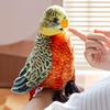 Realistic Plush Parrot Toy Soft Stuffed Animal Figurine For Kids And Collectors