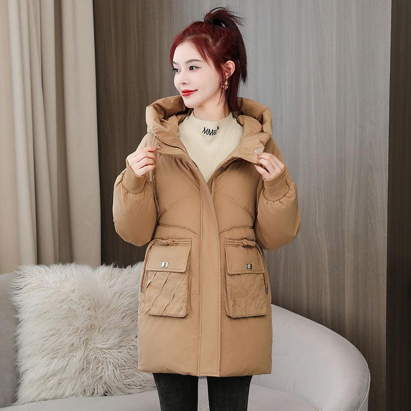 New Winter Women Warm Down Cotton Jacket Fashion Hooded Thick Puffer Clothing Short Coat Casual Loose Outerwear Female