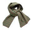 Soft Knitted Scarf Women Winter Warm Thick Stripe Neck Warmer Korean Style Cute Student Accessory
