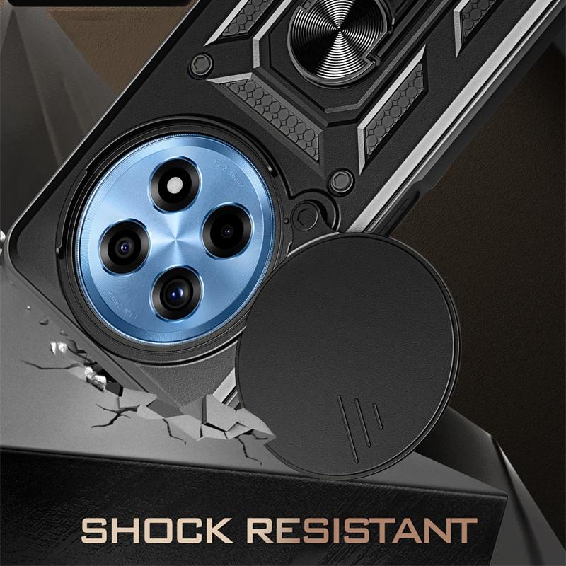 Armor Case for OnePlus 12 One Plus 12R 11 11R Cover Lens Protection with Ring Magnetic Holder Business Full Protection Cover