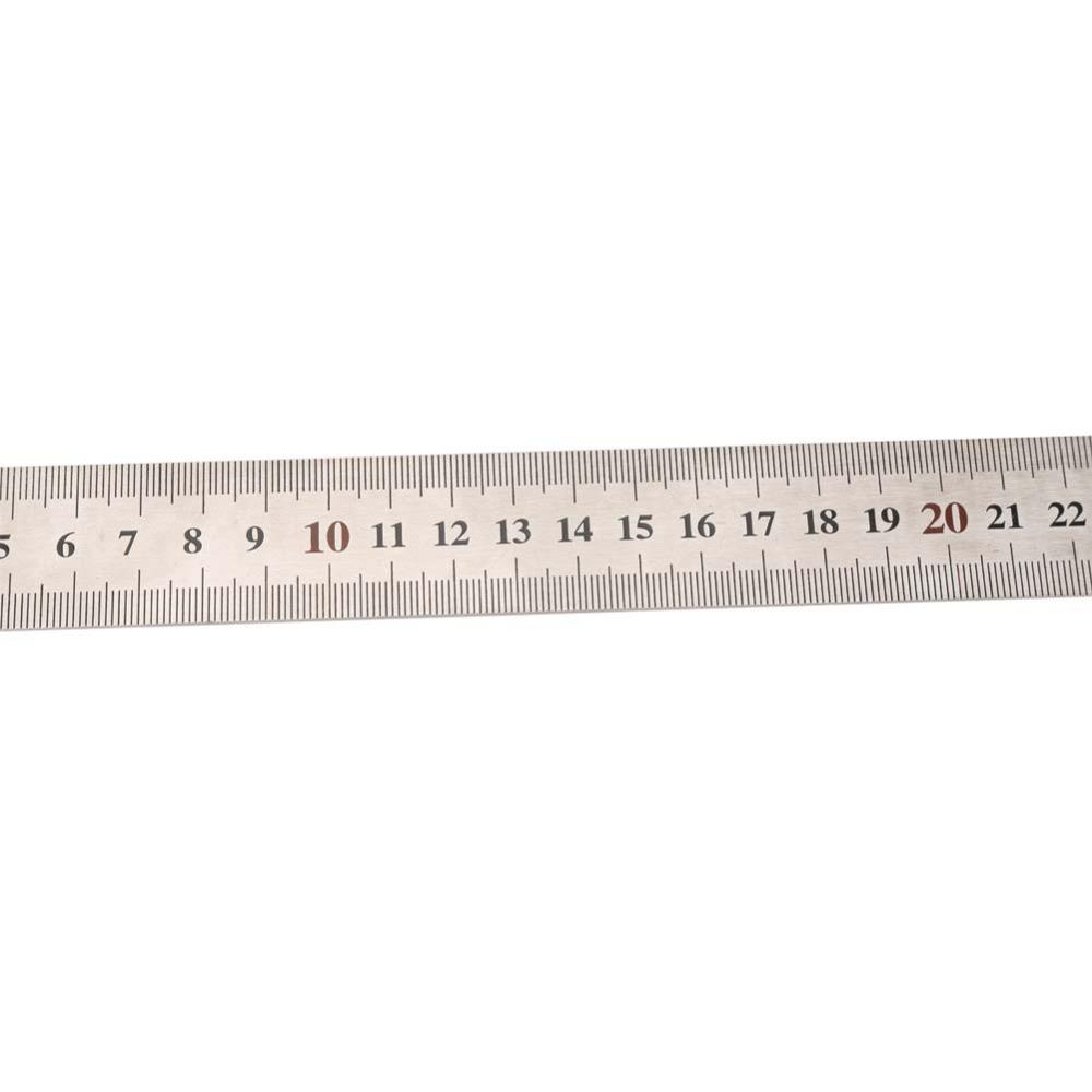 Stainless Steel 90 Degree Ruler L-Shaped Straightedge Ruler for Woodworking Measuring