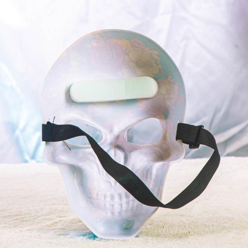 Day of the Dead Mask Mexican Printed Face Mask Halloween Grimace Skull Bar Catwalk Performance Props Carnival Dance Decoration Atmosphere Mask