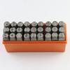 27-Piece Steel Letter and Number Punch Set for Leathercraft