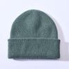 Jxwatcher Merino Wool Skull Luxury Wool Knitted Beanie Winter Bennie Caps Women Soft 100% Pure Wool Beanie Hats with Custom logo