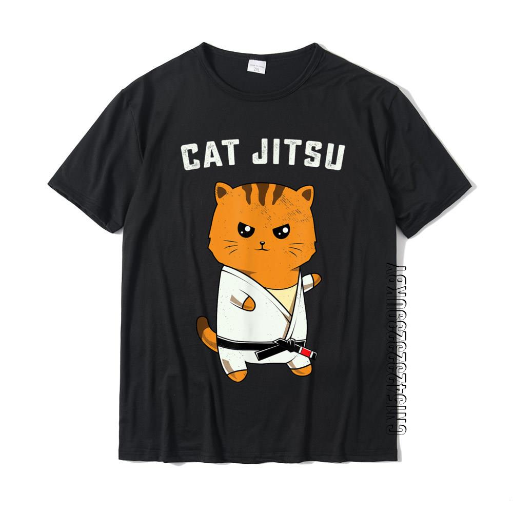 

Jiu Jitsu Kawaii Cat Funny BJJ or MMA Grappling T-Shirt Бавовняна футболка для чоловіків Унікальні топи Майки Мила вечірка 5XL різнокольоровий