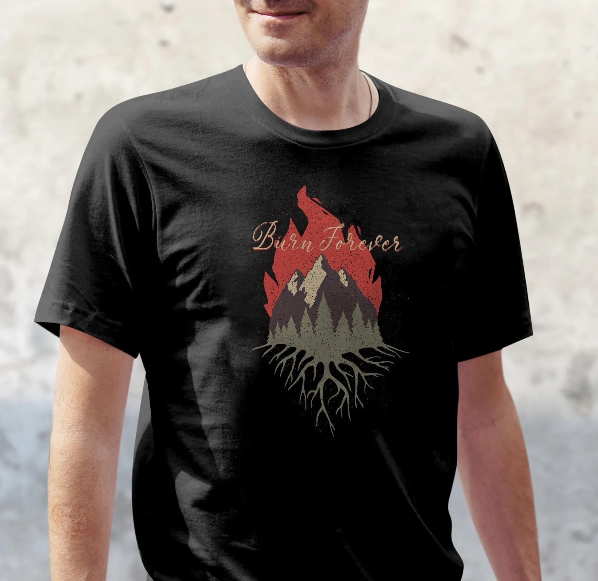 T-shirt Burn Forever S разноцветный