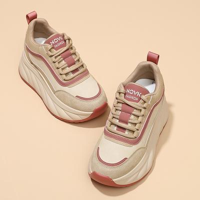 Women's Shoes 2026 New Autumn and Winter Sports Women's Casual Single Shoes Thick Soled Forrest Gump Women's Shoes